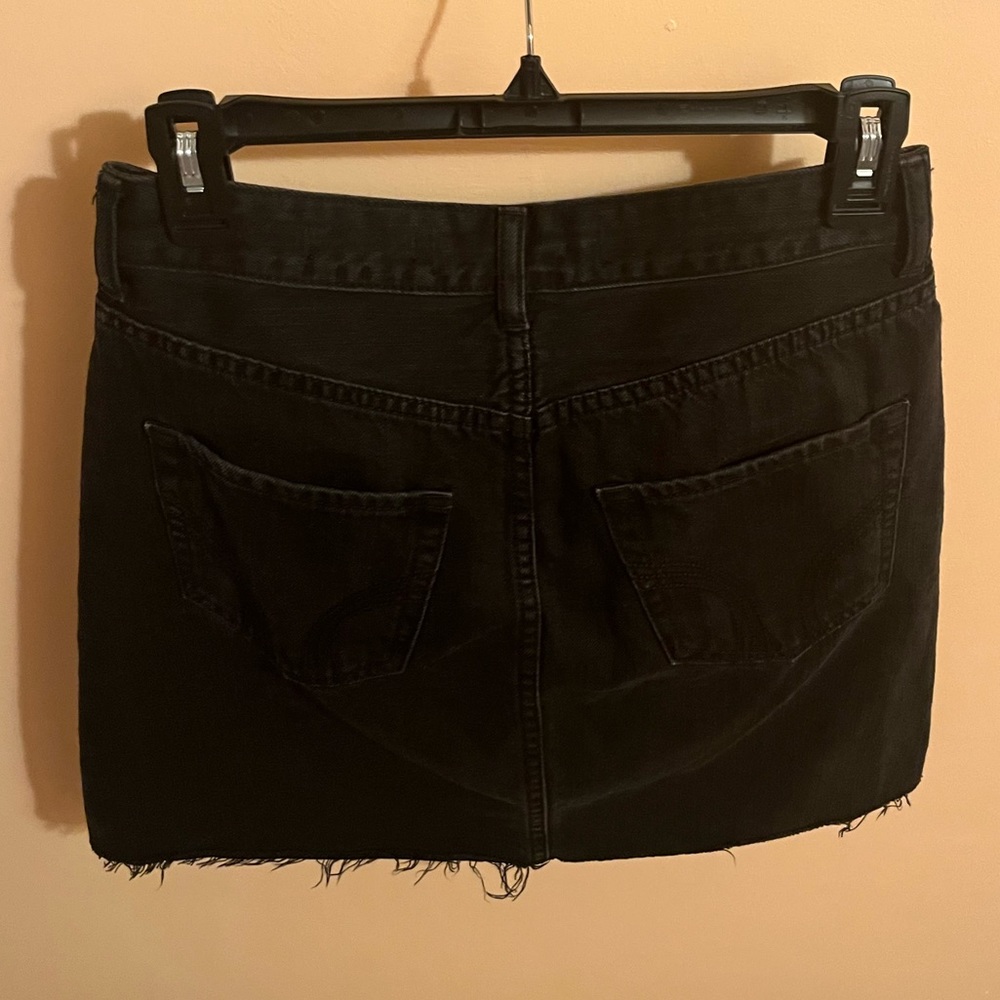 Hollister Ultra High-Rise Denim Skirt in Black - Picture 3 of 3